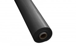 Plandeka PCV pod wymiar - okryciowa na przyczepy, hale, magazyny czarna 650g
