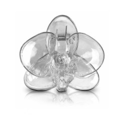 Klips spinka do storczyków orchidei transparentna (12 szt.)